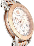 Versace Sport Tech Chronograph While Dial Two Tone Steel Strap Watch for Men - VELT00319 Buy Now By Versace