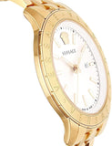 Versace Univers Quartz White Dial Gold Steel Strap Watch for Men - VEBK00518 Buy Now By Versace