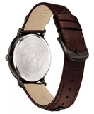 Versace V-Circle Manifesto Black Dial Maroon Leather Strap Watch for Men - VBQ040017 Buy Now By Versace