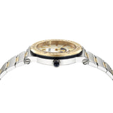 Versace Greca Logo Moonphase Mother of Pearl Dial Two Tone Steel Strap Watch for Women - VE7G00524 Buy Now By Versace