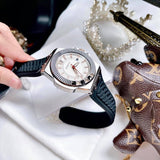 Versace Chain Reaction Quartz White Dial Black Rubber Strap Watch for Men - VEDY00219 Buy Now By Versace