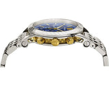 Versace Sport Tech Chronograph Blue Dial Silver Steel Strap Watch for Men - VELT00219 Buy Now By Versace