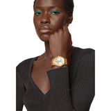 Versace Greca Silver Dial Red Leather Strap Watch for Women - VEVH00420 Buy Now By Versace