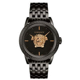 Versace Palazzo Empire Black Dial Black Steel Strap Watch for Men - VERD00518 Buy Now By Versace