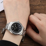 Versace Hellenyium Black Dial Silver Steel Strap Watch for Women - V12020015 Buy Now By Versace