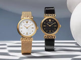 Versace Meander Greca White Dial Gold Mesh Bracelet Watch for Women - VELW00820 Buy Now By Versace