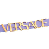 Versace V-Flare Silver Dial Purple Leather Strap Watch for Women - VEBN00318 Buy Now By Versace
