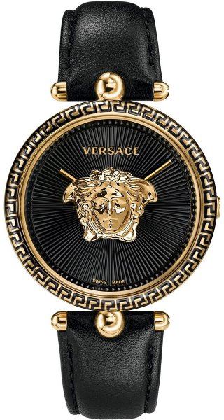 Versace Palazzo Empire Black Dial Black Leather Strap Watch for Women - VCO020017 Buy Now By Versace