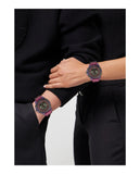Versace Icon Active Chronograph Black Dial Purple Rubber Strap Watch For Men - VEZ701423 Buy Now By Versace