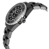 Chanel J12 Quartz Diamonds Black Dial Black Steel Strap Watch for Women - J12 H1625 Buy Now By Chanel