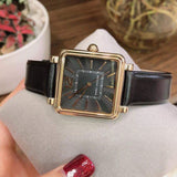 Marc Jacobs Vic Black Dial Black Leather Strap Watch for Women - MJ1522 Buy Now By Marc Jacobs