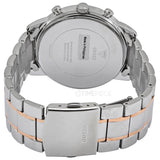 Guess Horizon Chronograph Blue Dial Two Tone Steel Strap Watch For Men - W0379G7 Buy Now By Guess