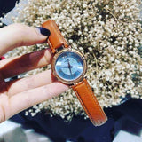 Guess Park Avenue Blue Dial Brown Leather Strap Watch for Women - W0838L2 Buy Now By Guess