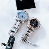 Guess Commander Chronograph Blue Dial Silver Steel Strap Watch for Men - GW0056G2 Buy Now By Guess