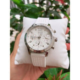 Guess Marina Quartz White Dial White Rubber Strap Watch For Women - W1025L1 Buy Now By Guess