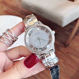 Guess Ethereal Diamonds Silver Dial Silver Steel Strap Watch for Women - W1013L1 Buy Now By Guess