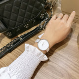 Calvin Klein Rise White Grey Dial White Leather Strap Watch for Women - K7A231L6 Buy Now By Calvin Klein