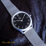 Calvin Klein Minimal Black Dial Silver Mesh Bracelet Watch for Men - K3M51151 Buy Now By Calvin Klein