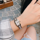 Bulova Crystal Collection Silver Dial Silver Steel Strap Watch for Women - 96L235 Buy Now By Bulova