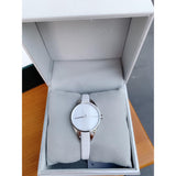 Calvin Klein Rebel White Dial White Leather Strap Watch for Women - K8P231L6 Buy Now By Calvin Klein