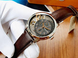 Fossil Townsman Automatic Black Dial Brown Leather Strap Watch for Men - ME1163 Buy Now By Fossil