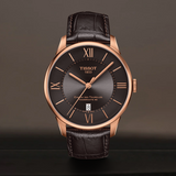 Tissot Chemin des Tourelles Powermatic 80 Brown Dial Brown Leather Strap Watch for Men - T099.407.36.448.00 Buy Now By Tissot