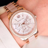 Michael Kors Tibby Multifunction Rose Gold Dial Rose Gold Steel Strap Watch For Women - MK6928 Buy Now By Michael Kors