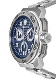 Versace Dylos Chronograph Blue Dial Silver Steel Strap Watch for Men - VQC090016 Buy Now By Versace