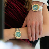 Versace Greca Green Dial Silver Steel Strap Watch for Men - VEVI00420 Buy Now By Versace