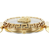 Versace Palazzo Empire Greca Black Dial Gold Mesh Bracelet Watch for Women - VEDV00519 Buy Now By Versace