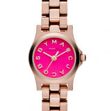 Marc Jacobs Henry Dinky Pink Dial Rose Gold Steel Strap Watch for Women - MBM3203 Buy Now By Marc Jacobs