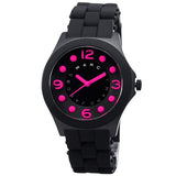 Marc Jacobs Pelly Black Dial Black Silicone Strap Watch for Women - MBM2508 Buy Now By Marc Jacobs