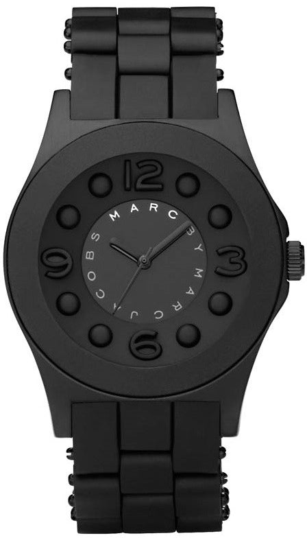 Marc Jacobs Pelly Black Dial Black Silicone Strap Watch for Women - MBM2531 Buy Now By Marc Jacobs