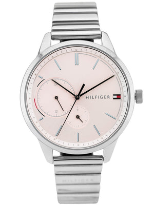 Tommy Hilfiger Brooke Pink Dial Silver Steel Strap Watch for Women - 1782020 Buy Now By Tommy Hilfiger