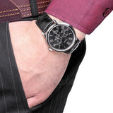 Guess Wafer Analog Black Dial Black Leather Strap Watch For Men - W70016G1 Buy Now By Guess