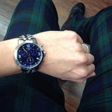 Tissot PRC 200 Chronograph Blue Dial Silver Steel Strap Watch For Men - T055.417.11.047.00 Buy Now By Tissot