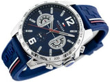 Tommy Hilfiger Decker Blue Dial Blue Rubber Strap Watch for Men - 1791476 Buy Now By Tommy Hilfiger