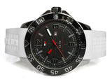 Tommy Hilfiger Sport Black Dial White Rubber Strap Watch for Men - 1790986 Buy Now By Tommy Hilfiger
