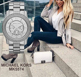 Michael Kors Runway Chronograph Quartz Silver Dial Silver Steel Strap Watch For Women - MK5574 Buy Now By Michael Kors