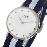 Daniel Wellington Classy Glasgow White Dial Two Tone NATO Strap Watch For Women - DW00100074 Buy Now By Daniel Wellington
