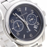 Michael Kors Hunger Stop 100 Series Navy Blue Dial Silver Steel Strap Watch for Women - MK5814 Buy Now By Michael Kors