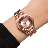 Marc Jacobs Henry Rose Gold Dial Rose Gold Steel Strap Watch for Women - MBM3293 Buy Now By Marc Jacobs