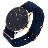 Daniel Wellington Classic Bayswater Black Dial Black NATO Strap Watch For Men - DW00100277 Buy Now By Daniel Wellington
