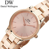Daniel Wellington Iconic Link Unitone Rose Gold Dial Rose Gold Steel Strap Watch For Women - DW00100401 Buy Now By Daniel Wellington