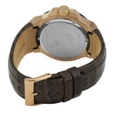 Guess Rigor Analog Brown Dial Brown Leather Strap Watch For Men - W0040G3 Buy Now By Guess