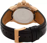 Guess Rigor Analog Black Dial Black Leather Strap Watch For Men - W0040G5 Buy Now By Guess