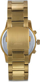 Guess Analog Chronograph Gold Dial Gold Steel Strap Watch for Men - W0075G5 Buy Now By Guess