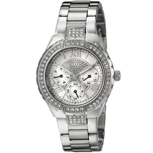 Guess Viva Quartz Silver Dial Silver Steel Strap Watch For Women - W0111l1 Buy Now By Guess