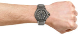 Guess Rigor Multifunction Black Dial Black Steel Strap Watch For Men - W0218G1 Buy Now By Guess