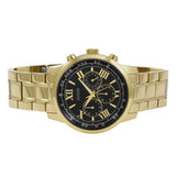 Guess Horizon Chronograph Black Dial Gold Steel Strap Watch For Men - W0379G4 Buy Now By Guess